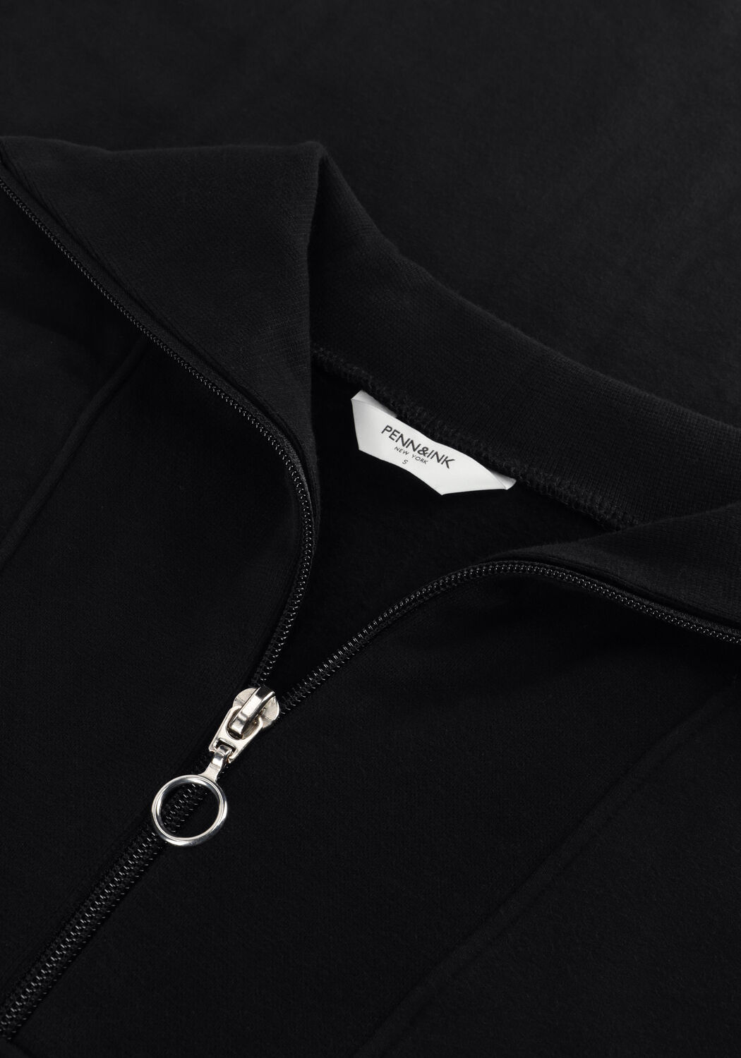 Zwarte PENN & INK Midi jurk W23F1364 - large