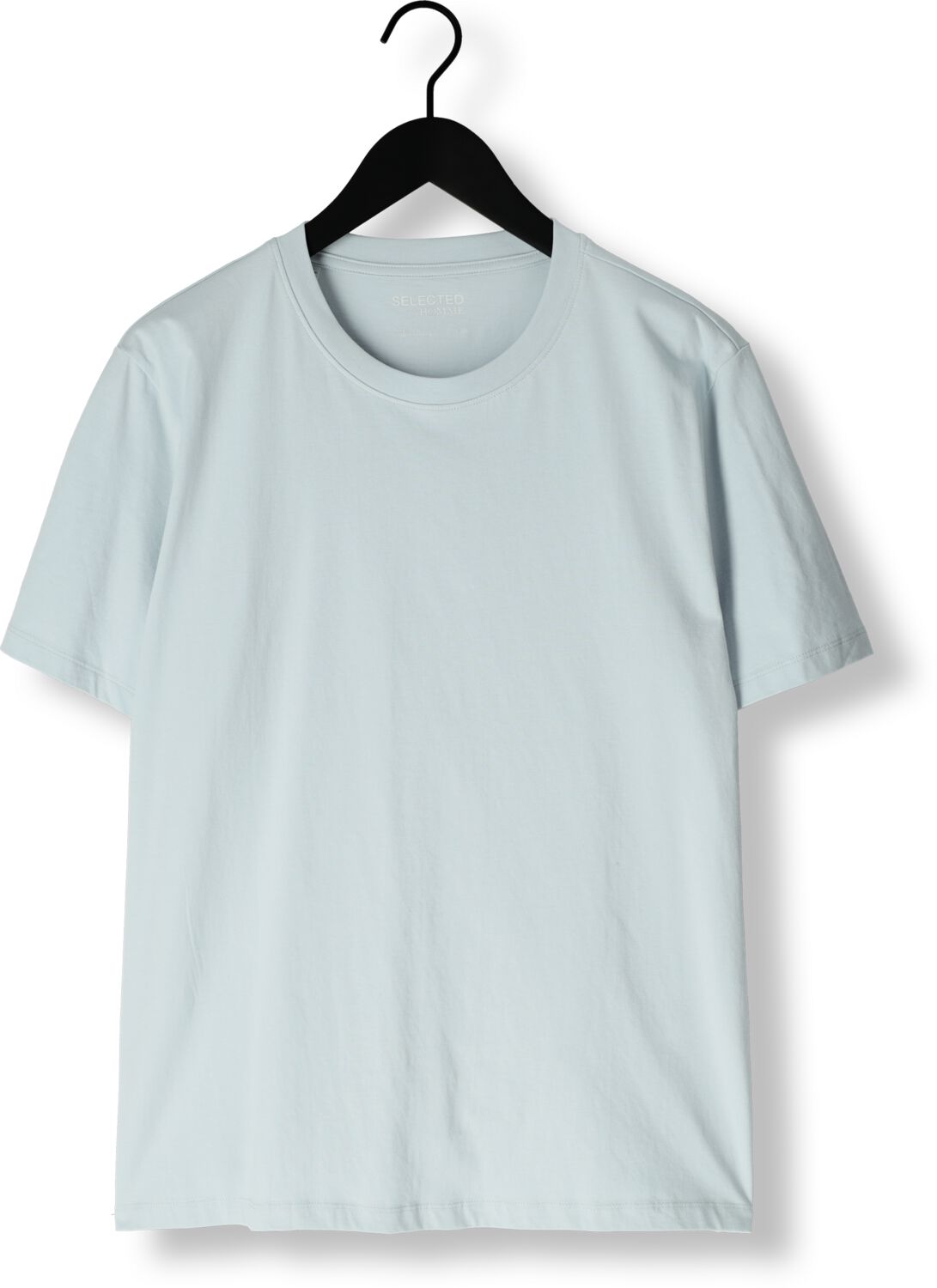 SELECTED HOMME Heren Polo's & T-shirts Slhaspen Ss O-neck Tee Noos Lichtblauw