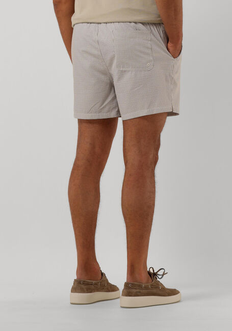 Gebroken wit SELECTED HOMME Korte broek SLHCOOPER SEERSUCKER SWIMSHORTS W VETIVER STRIPES - large