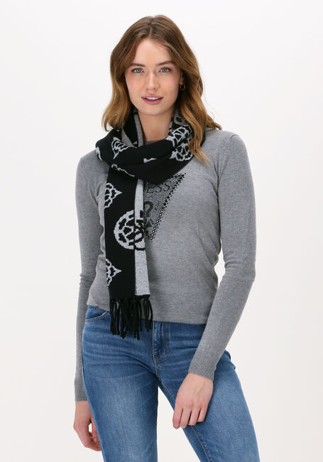 Zwarte GUESS Sjaal SCARF AW8507WOL03 - large