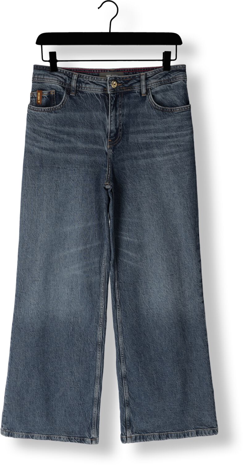 MOS MOSH Dames Jeans Dara Lititi Jeans Blauw