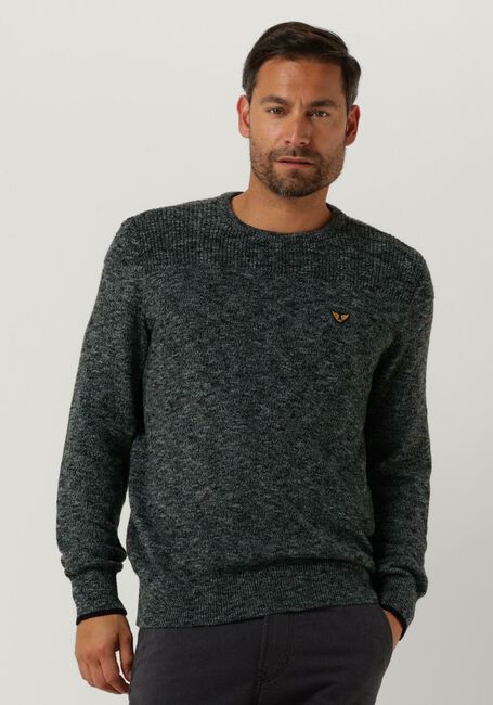 Groene PME LEGEND Trui R-NECK COTTON MOULINE - large