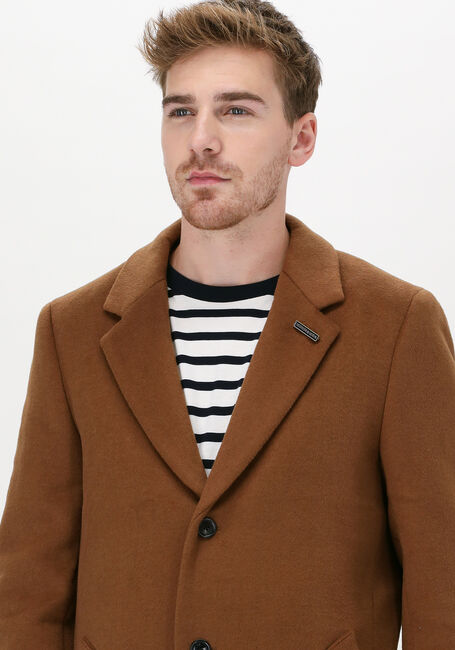 Camel SCOTCH & SODA Mantel 163276 - SINGLE BREASTED WOOL- - large