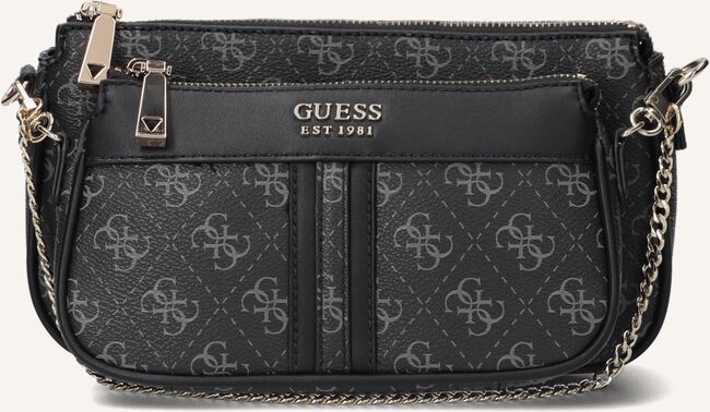 Zwarte GUESS Schoudertas KASINTA DOUBLE ZIP POUCH Zwarte GUESS Schoudertas KASINTA DOUBLE ZIP POUCH - large