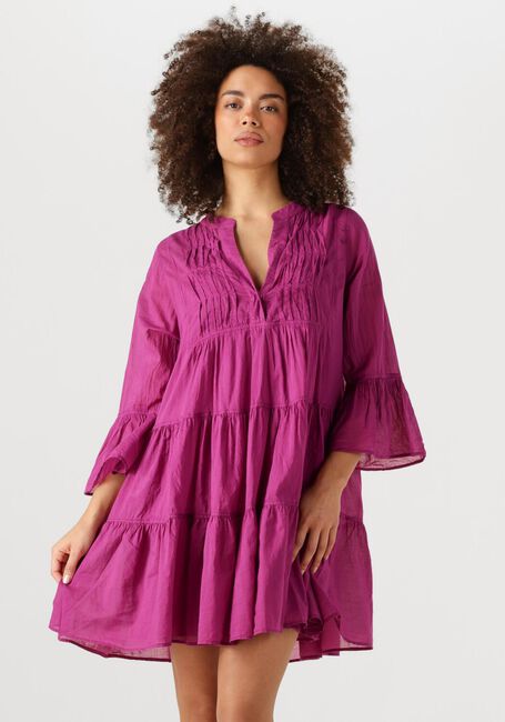 Fuchsia DEVOTION Mini jurk NEON - large