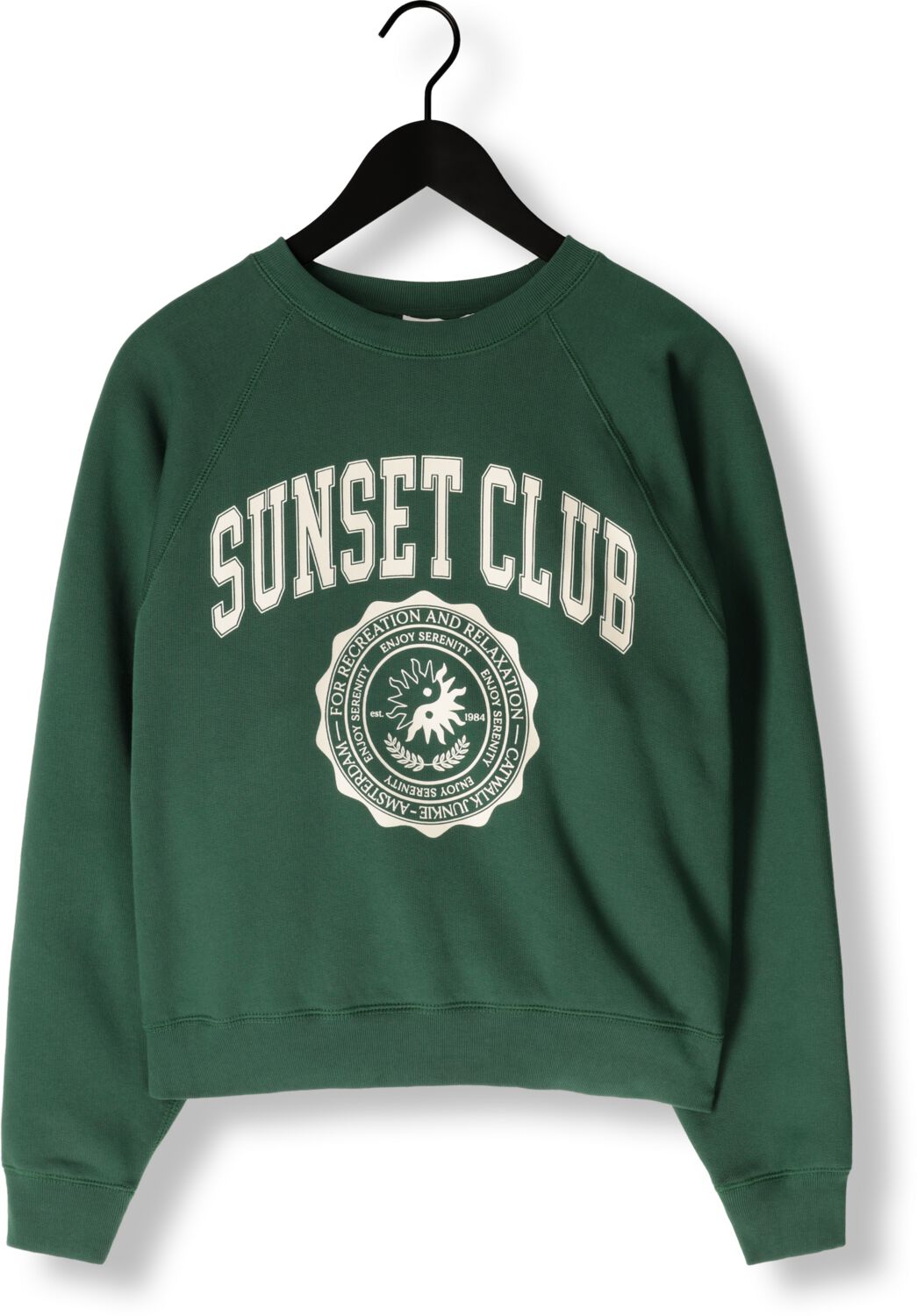 CATWALK JUNKIE Dames Truien & Vesten Graphic Sweater Donkergroen