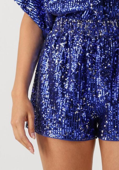 Blauwe ALIX THE LABEL Shorts WOVEN SEQUINS SHORTS - large