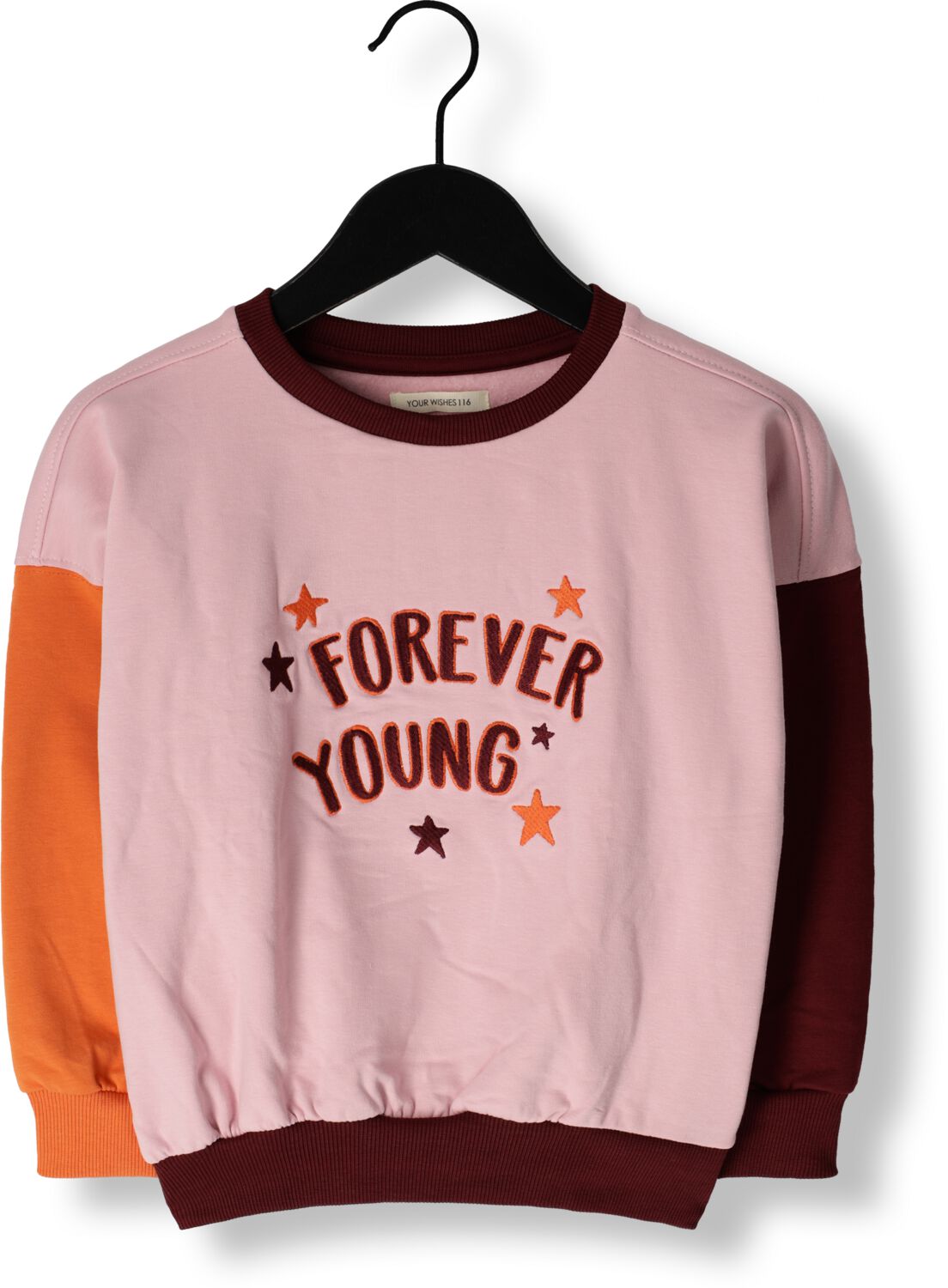 YOUR WISHES Meisjes Truien & Vesten Forever Young Oversized Sweater Roze