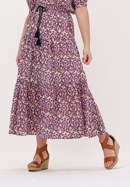 Paarse LEON & HARPER Midirok JUICY TC160 DELHI - large
