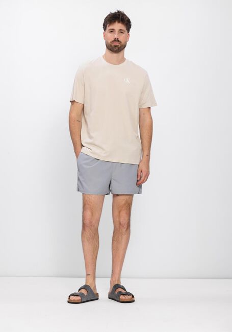 Lichtgrijze CALVIN KLEIN UNDERWEAR Zwembroeken SHORT DRAWSTRING WAISTBAND - large