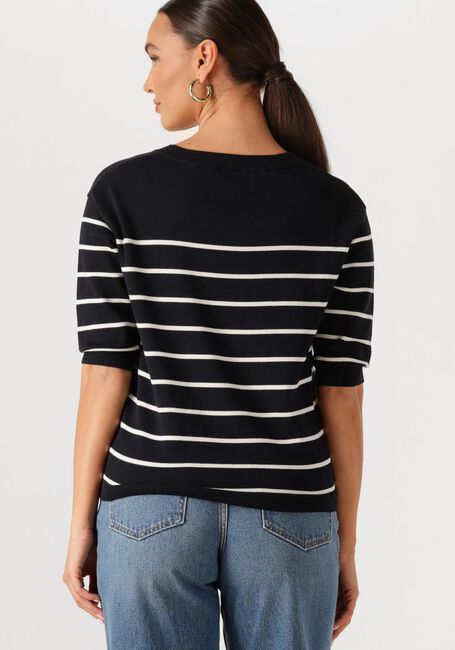 Blauwe WITHBLACK Tops & T-shirts WBLBRENDA SS STRIPE TEE - large