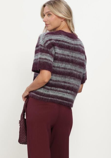 Bordeaux MSCH COPENHAGEN Trui MSCHLYCIE 2/4 PULLOVER STP - large