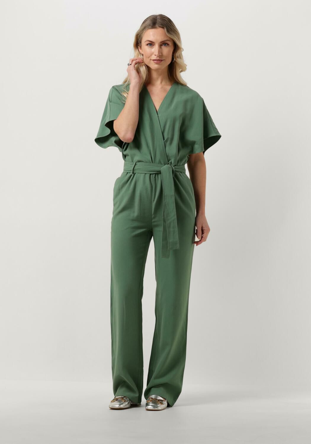 ANOTHER LABEL Dames Jumpsuits Nena Jumpsuit Groen