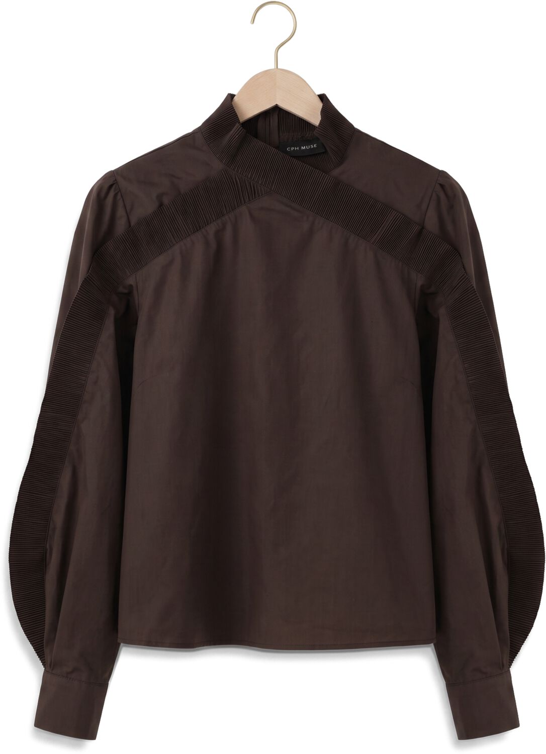 COPENHAGEN MUSE Dames Blouses Cmpleat-blouse Bruin
