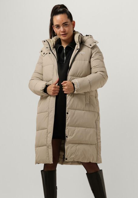 Beige CALVIN KLEIN Gewatteerde jas MONOLOGO NON DOWN LONG PUFFER - large