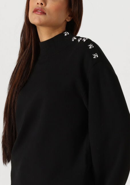 Zwarte Y.A.S. Trui YASHAMA LS PEARL KNIT PULLOVER - large