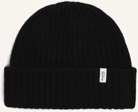 Zwarte SELECTED MEN Muts MERINO WOOL BEANIE - medium
