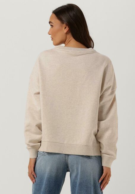 Beige TOMMY HILFIGER Trui RLX VARSITY OPEN-NK SWEATSHIRT - large