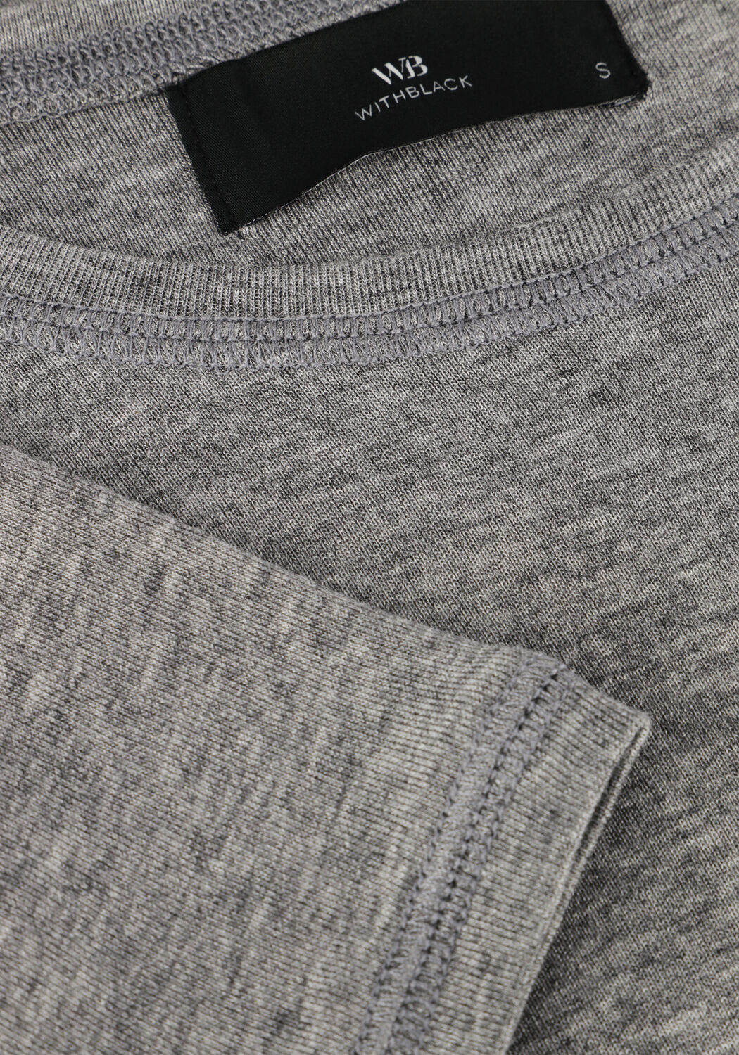 Grijze WITHBLACK T-shirt WBLHEATHER SS TEE - large