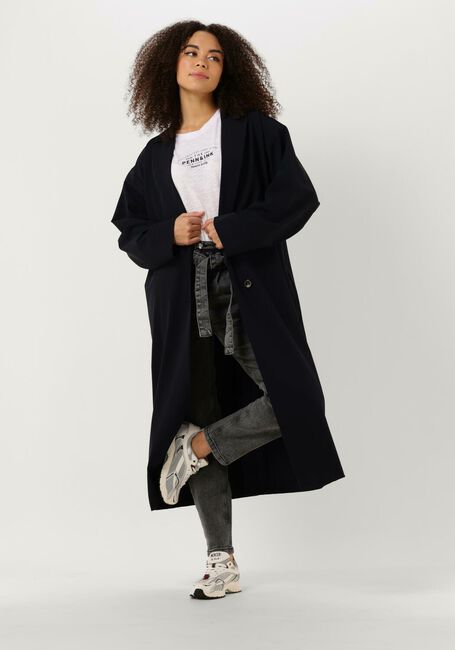 Donkerblauwe PENN & INK Mantel S23N139 - large