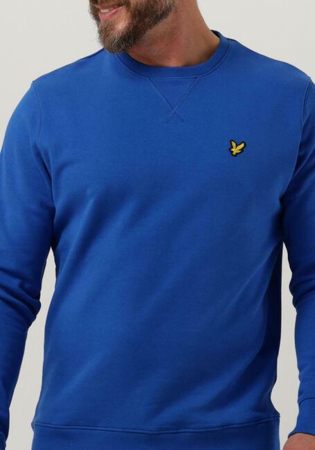Blauwe LYLE & SCOTT Trui CREW NECK SWEATSHIRT - large