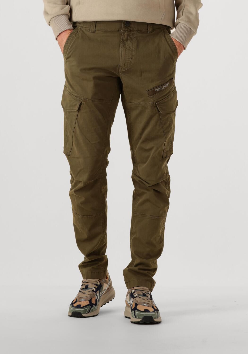 PME LEGEND Heren Broeken Nordrop Cargo Khaki