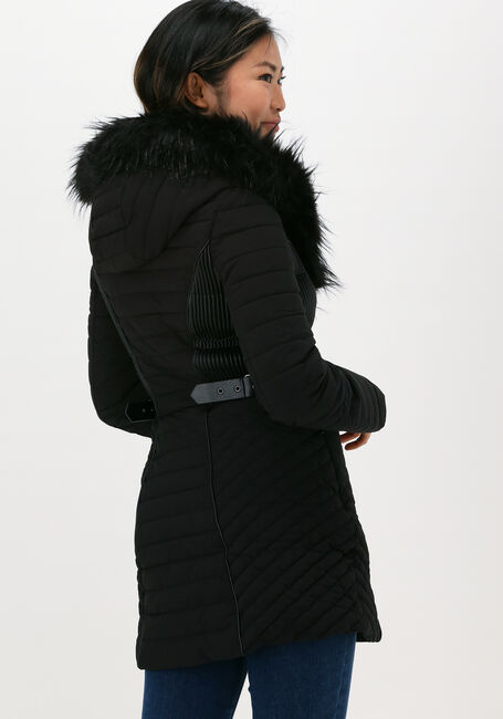 Zwarte GUESS Gewatteerde jas NEW OXANA JACKET - large