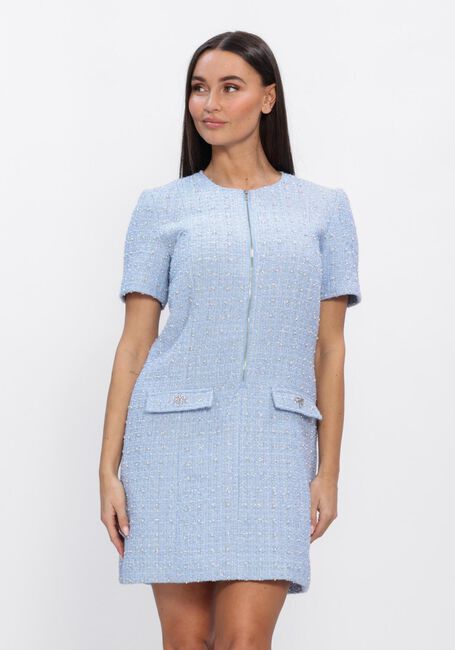 Lichtblauwe BRUUNS BAZAAR Mini jurk ATTALEABBZENNY DRESS - large