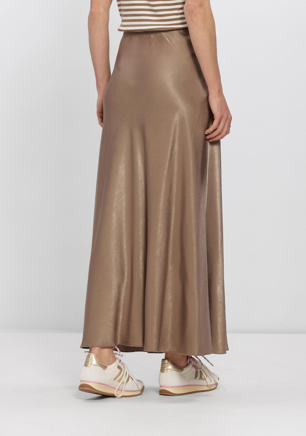 Bruine MSCH COPENHAGEN Midirok MSCHNICOLETTE ULLAS SKIRT - large