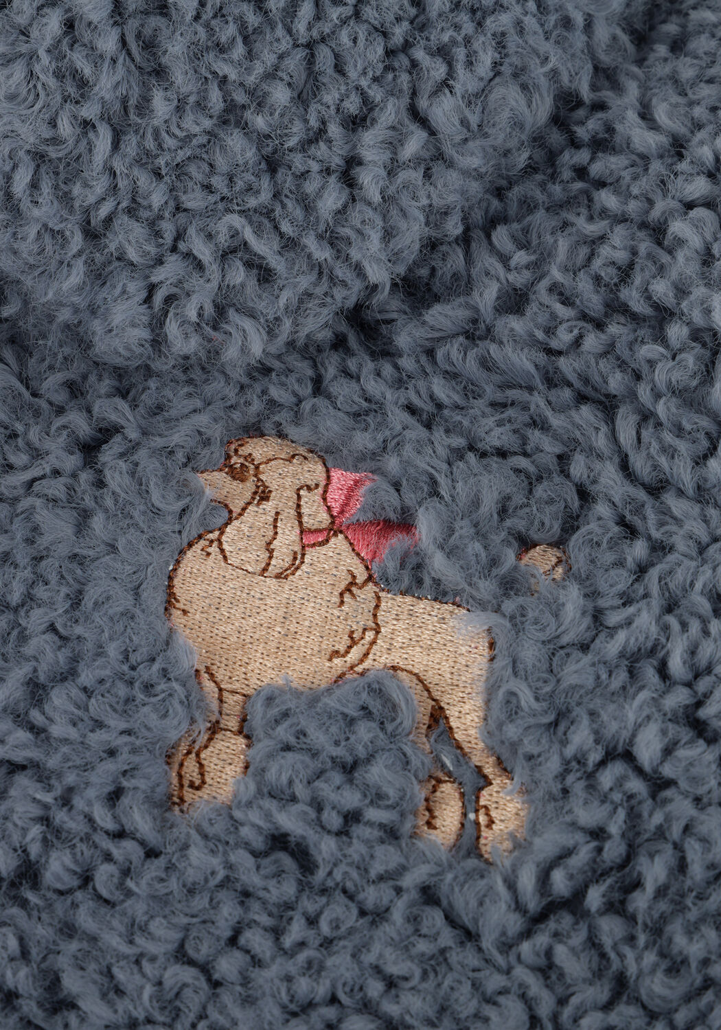 Lichtblauwe KONGES SLOJD Faux fur jas TILLIE COAT - large