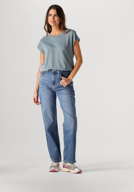 Blauwe MINUS Top CARLINA KNIT TEE - large