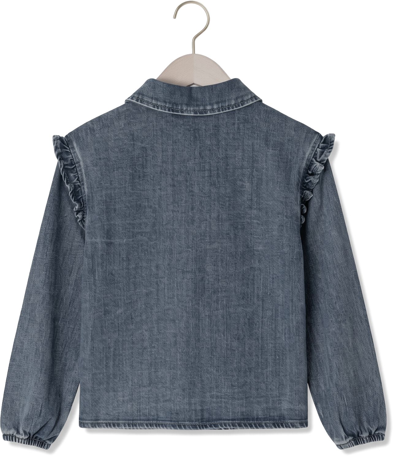 LIL' ATELIER Meisjes Blouses Nmfobello Ls Loose Overshirt 1144-se Lil Blauw