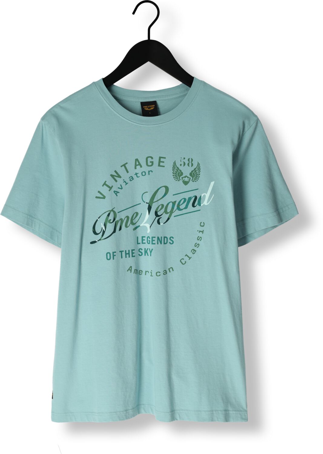 PME LEGEND Heren Polo's & T-shirts Single Jersey Package Groen