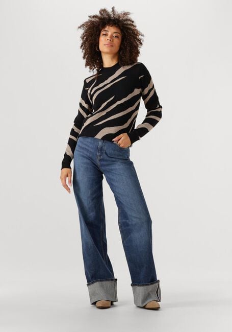 Multi OBJECT Trui OBJRAY L/S KNIT PULLOVER AOP - large