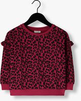 Roze DAILY BRAT Sweater LEOPARD RUFFLE SWEATER ORELA PURPLE - medium
