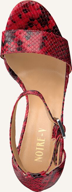Rode NOTRE-V Platte sandalen 17242\RIV Rode NOTRE-V Platte sandalen 17242\RIV - large