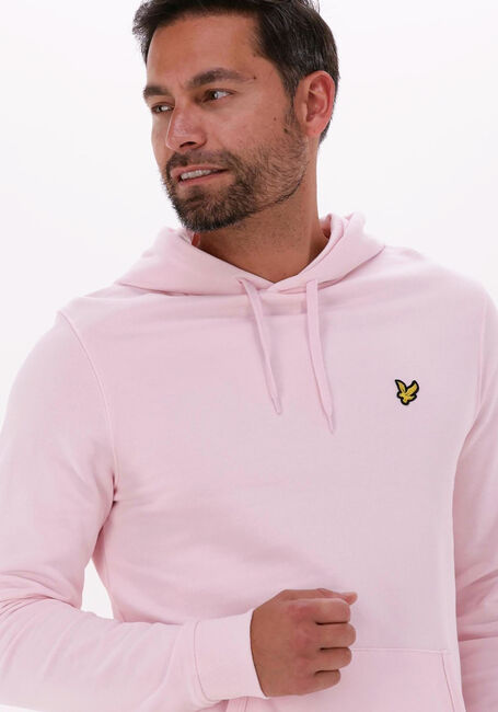 Lichtroze LYLE & SCOTT Truien/vesten PULLOVER HOODIE - large