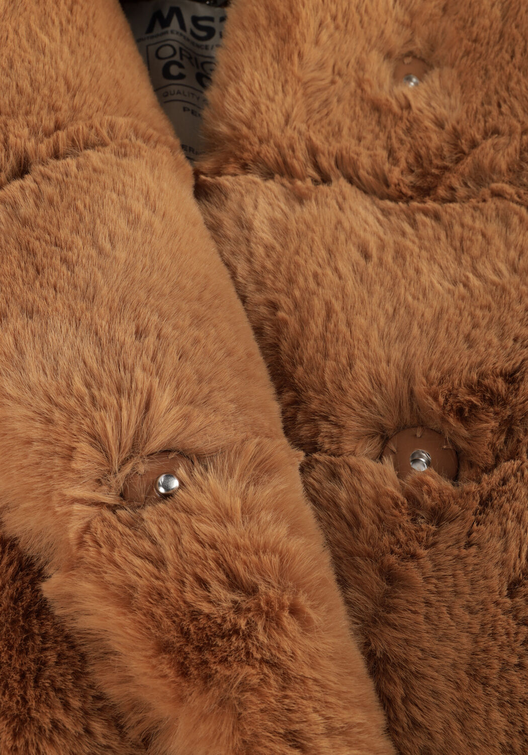 Camel MOSCOW Faux fur jas 10-09-NADJANA - large