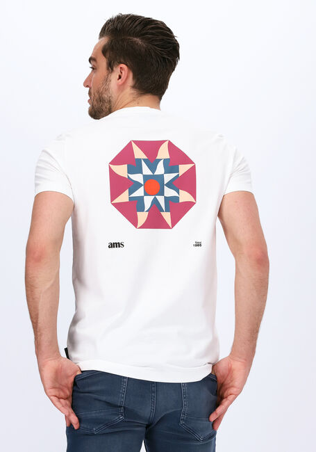 Witte SCOTCH & SODA T-shirt GRAPHIC JERSEY T-SHIRT - large