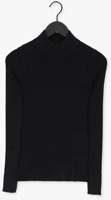 Zwarte NA-KD Coltrui RIBBED POLO KNITTED SWEATER - large