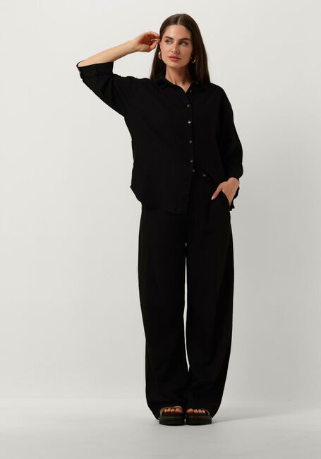 Zwarte MSCH COPENHAGEN Blouses MSCHJOVENE GINIA 3/4 SHIRT - large