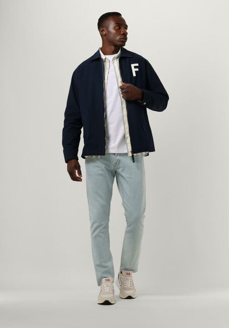 Donkerblauwe FORÉT Jack WIN RIPSTOP JACKET - large