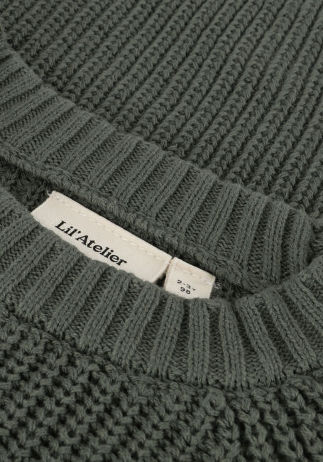 Groene LIL' ATELIER Trui NMMEMLE LS KNIT - large