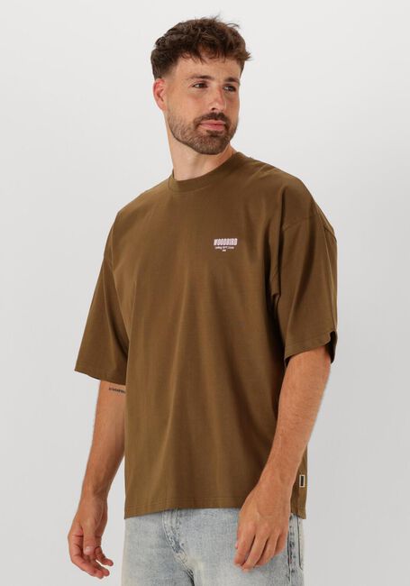 Khaki WOODBIRD T-shirt WBBEAM PHO TEE - large