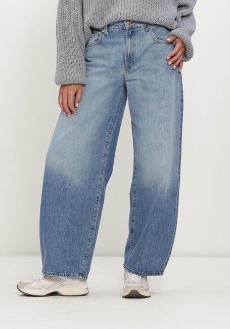 Blauwe 7 FOR ALL MANKIND Barrel jeans BONNIE CURVILINEAR SKYFROST - large