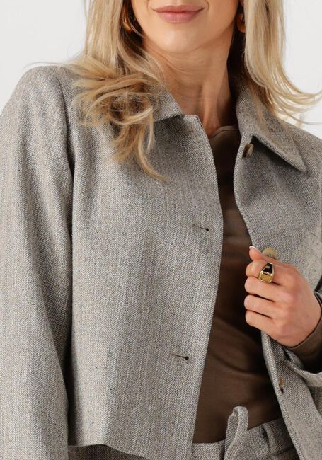 Grijze MODSTRÖM Blazer POPEMD JACKET - large