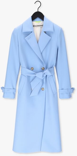 Lichtblauwe BEAUMONT Mantel BELTED COAT - large