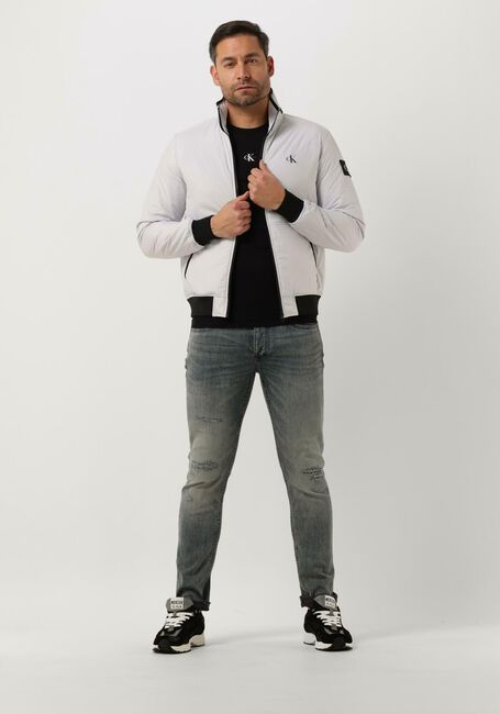 Zwarte CALVIN KLEIN T-shirt MICRO MONOLGO TEE - large