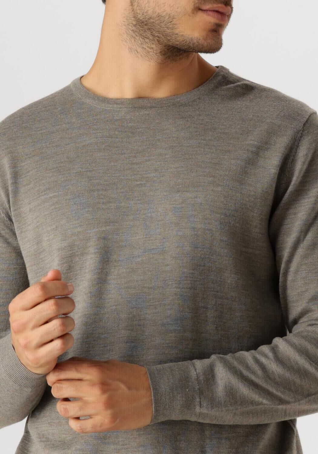 PROFUOMO Heren Truien & Vesten Pullover Crewneck Groen