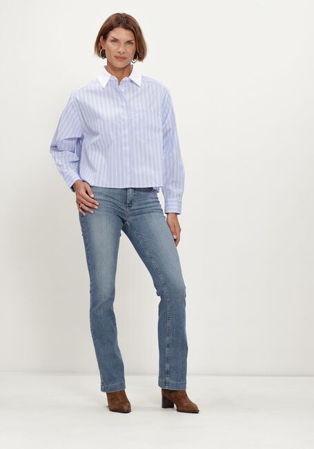 Blauwe MAC Wide jeans 0358L AUTHENTIC MEGA FLEX - large